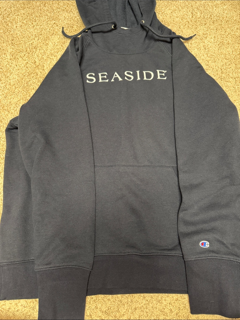 Champion Navy Seaside Zip-Up Hoodie